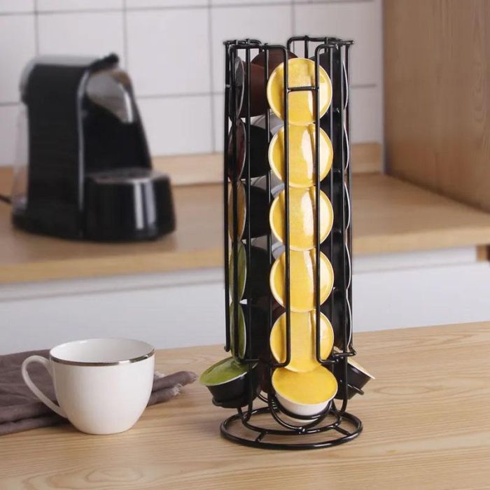 Soporte 18 Capsulas Cafe Black Quttin (12 Unidades) 2 Soporte 18 Capsulas Cafe Black Quttin (12 Unidades) 2