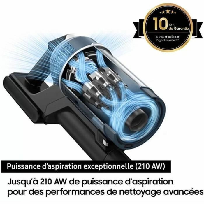 Samsung VS20B95C43W Aspiradora vertical Bespoke Jet Plus Complete 210 AW con estación de limpieza 4 Samsung VS20B95C43W Aspiradora vertical Bespoke Jet Plus Complete 210 AW con estación de limpieza 4