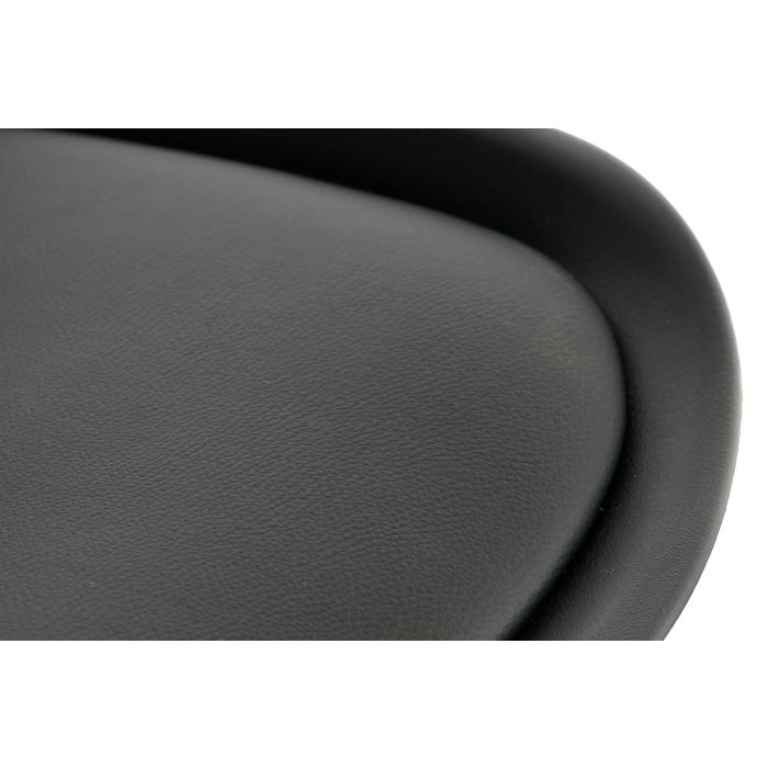 DKD Home Decor Taburete Scandi Negro Haya y Pu 50.5 x 109 x 57.5 cm 4