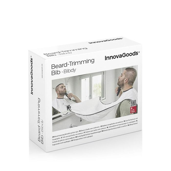 Babero Recogebarba con Ventosas Bibdy InnovaGoods 1