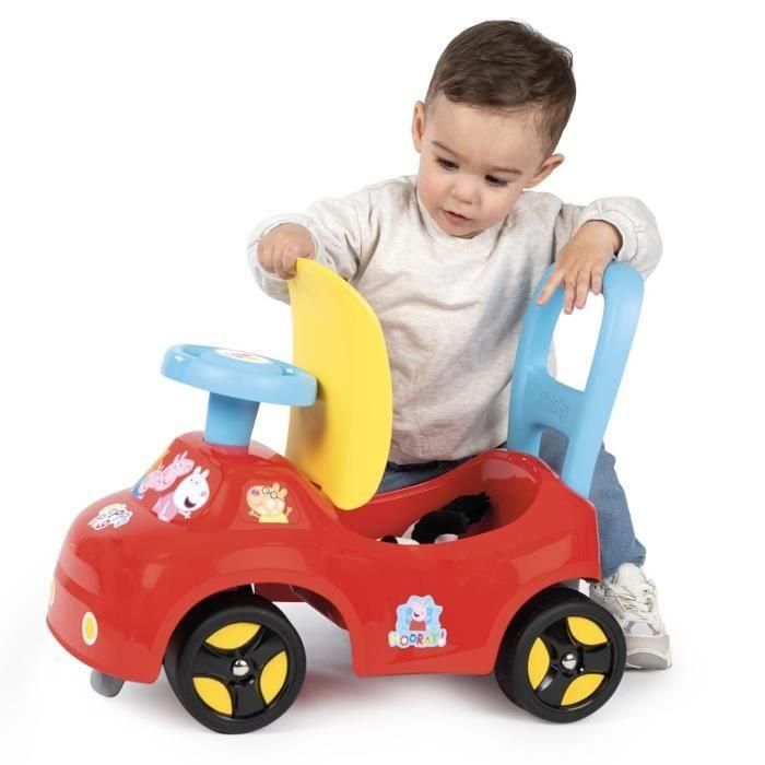 Smoby - Portabebés 2 en 1 - Peppa Pig - Caja bajo el sillín + bocina - A partir de 10 meses - Fabricado en Francia 2 Smoby - Portabebés 2 en 1 - Peppa Pig - Caja bajo el sillín + bocina - A partir de 10 meses - Fabricado en Francia 2
