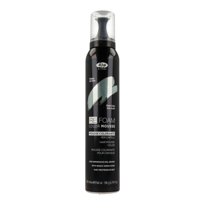 Lisap Refoam Dye 23 Steel Gray Espuma Colorante Temporal 200 Ml
