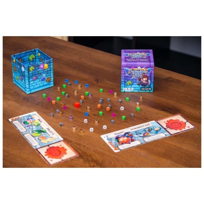 Scott R Smith Juego de Mesa Dungeon Drop - 1 a 4 Jugadores, Partidas de 15-20 Minutos, A partir de 8 Años 1