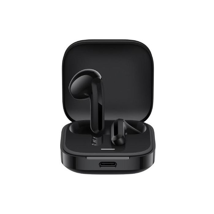 Xiaomi Redmi Buds 6 Active Auriculares Inalámbricos con Micrófono, Controlador Dinámico 14.2mm, Reducción de Ruido, 30h Batería, Modelo M2344E1 - Negro