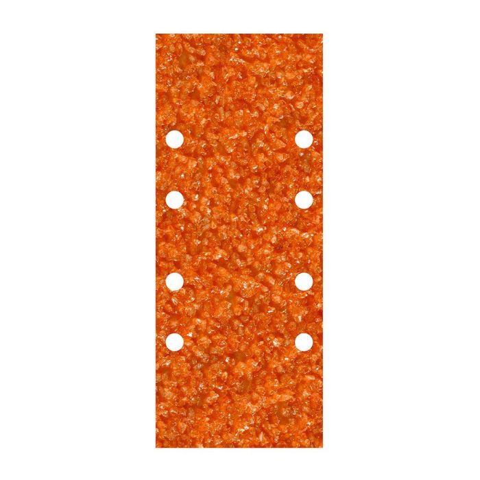 Wolfcraft - Hojas de lijar de corindón perforadas, 93 x 230 mm, grano 40, 5 unidades Wolfcraft - Hojas de lijar de corindón perforadas, 93 x 230 mm, grano 40, 5 unidades