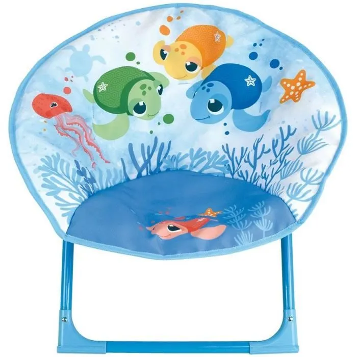 Fun House FUN3700057135140 Silla Plegable Tortugas Acuáticas Infantil 47x54x42 cm 1