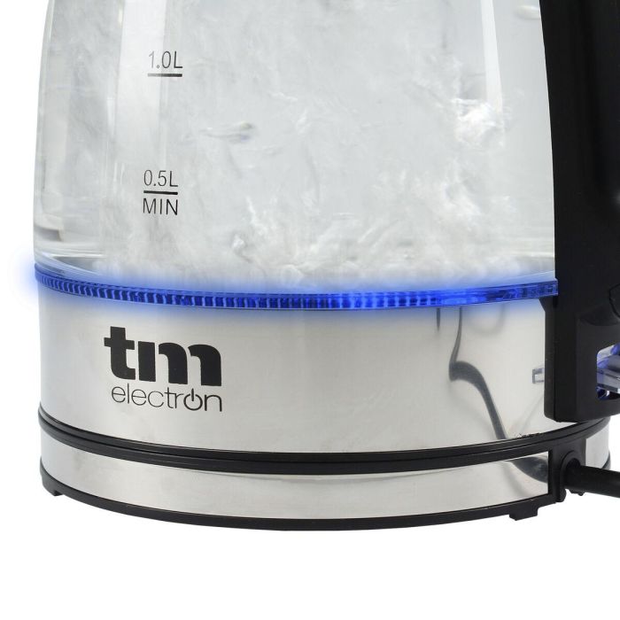 Hervidor TM Electron 1,7 L Cristal Vidrio de Borosilicato 5