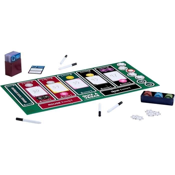 Mattel Games HNY92 Quiz en Vegas: Juego de Mesa de Preguntas para Toda la Familia 5 Mattel Games HNY92 Quiz en Vegas: Juego de Mesa de Preguntas para Toda la Familia 5