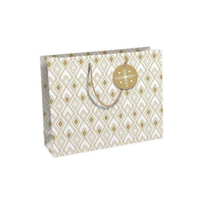 Bolsa De Papel Clairefontaine Kraft Decorado 37X27X12 Cm Tanit Pack De 6