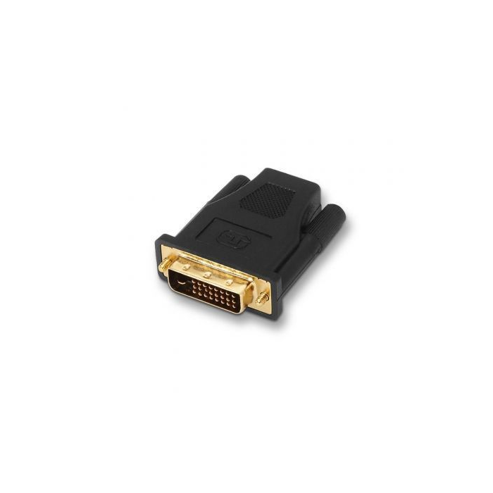 Nanocable 10.15.0700 Adaptador DVI 24+1 Macho a HDMI Hembra Tipo A - Conector Oro 24K Negro Nanocable 10.15.0700 Adaptador DVI 24+1 Macho a HDMI Hembra Tipo A - Conector Oro 24K Negro