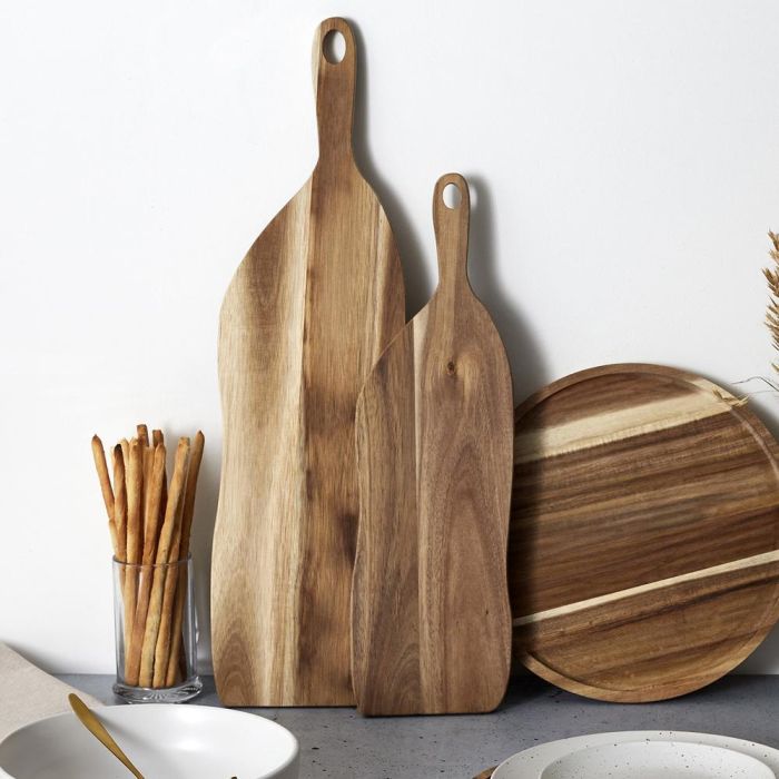 Home Deco Factory Tabla Servir 64X18 Madera Acacia Cocooning Altura 2 cm 5