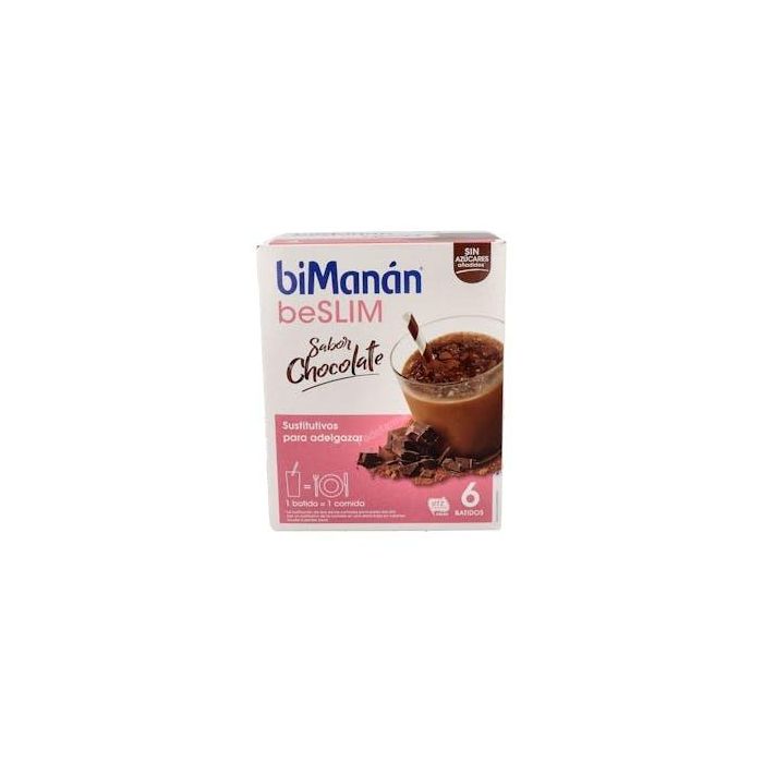 Bimanan Beslim Batido Chocolate 6 Sobres