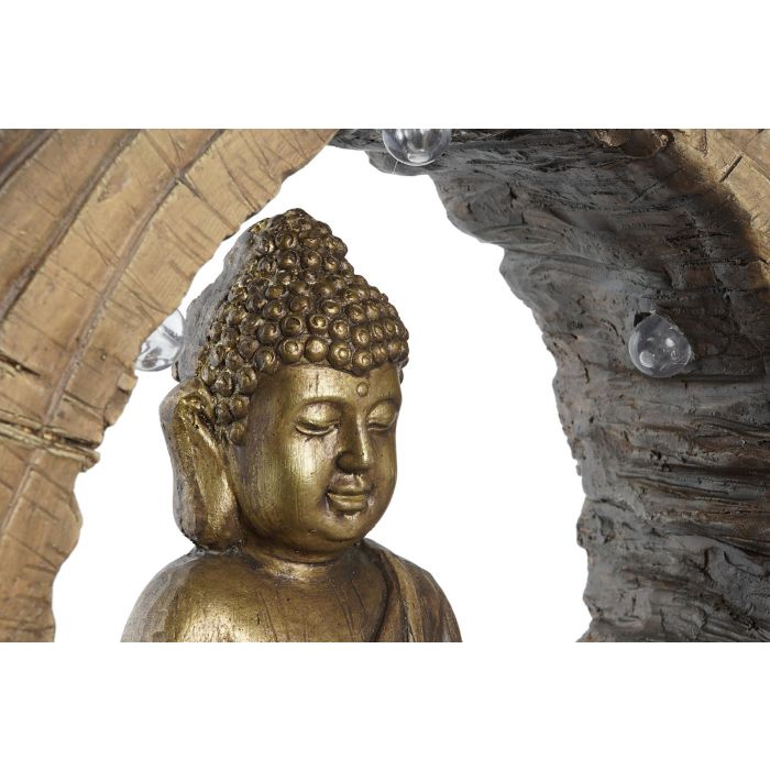 Figura Oriental DKD Home Decor Dorado Marron 13 x 40 x 40 cm (2 Unidades) 3 Figura Oriental DKD Home Decor Dorado Marron 13 x 40 x 40 cm (2 Unidades) 3