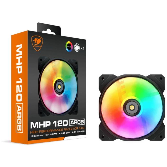 Cougar Ventilador de Caja MHP 120 ARGB 120mm, Negro 7