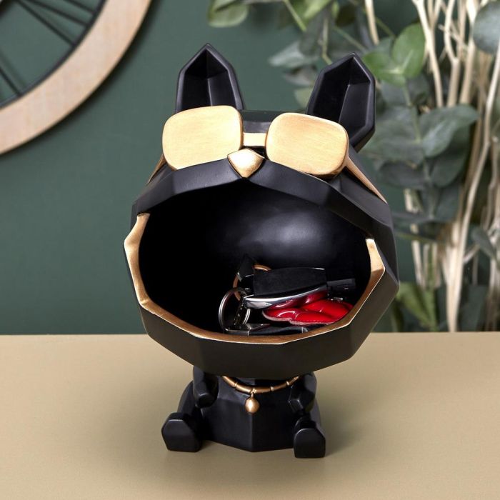 Home Deco Factory Vaciabolsillos Perro Gafas Galerie Escultura para Llaves Monedas 17x17x23 cm 3 Home Deco Factory Vaciabolsillos Perro Gafas Galerie Escultura para Llaves Monedas 17x17x23 cm 3