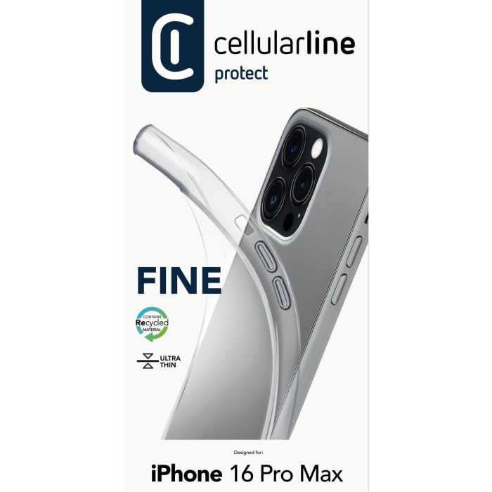 Cellularline Fine Case iPhone 16 Pro Max Clear 1