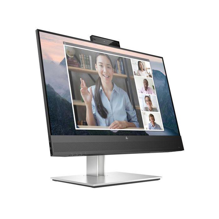HP Monitor de Conferencias 23.8" Full HD 1920x1080 IPS con Webcam Pop-Up 5MP, Altavoces y Micrófono Integrados 1