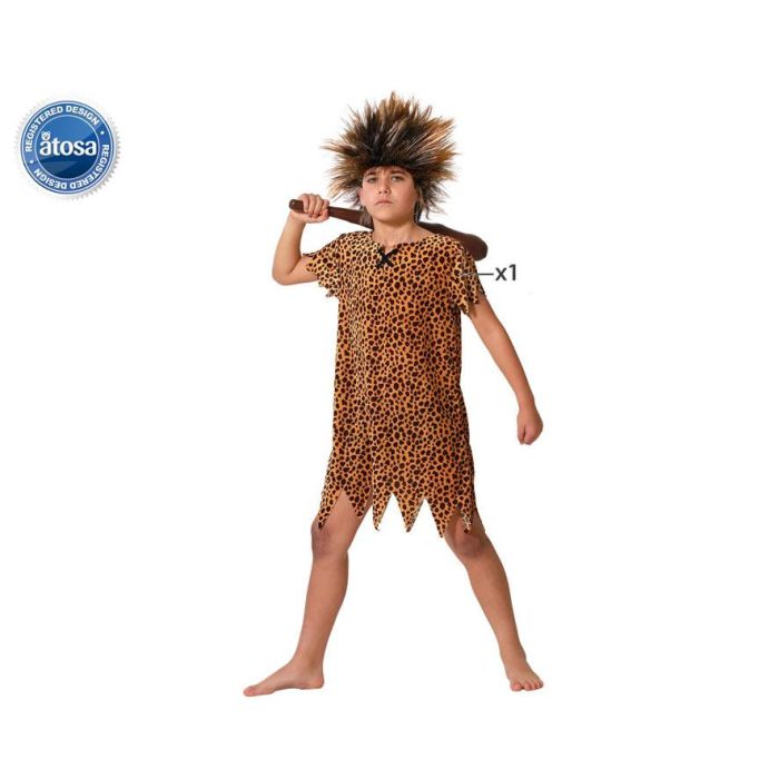 Disfraz Cavernícola Niño Infantil 3-4 Años - Prehistórico, Carnaval, Fiesta, Polyester Disfraz Cavernícola Niño Infantil 3-4 Años - Prehistórico, Carnaval, Fiesta, Polyester