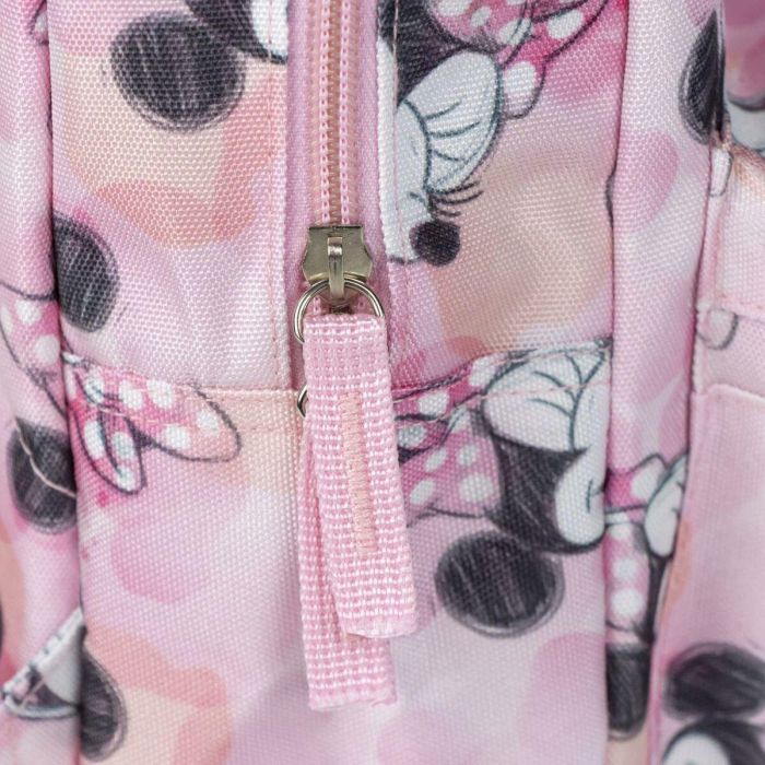 Mochila Escolar Minnie Mouse Rosa 22 x 27 x 9 cm 3 Mochila Escolar Minnie Mouse Rosa 22 x 27 x 9 cm 3