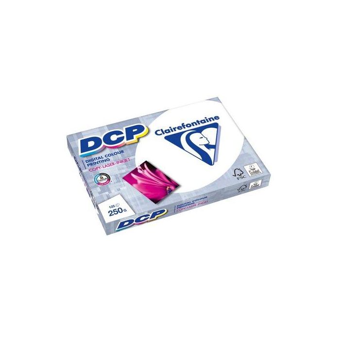 Clairefontaine Papel fotocopiadora multifunción DIN A3 250 gramos 125 hojas blanco Ecolabel FSC