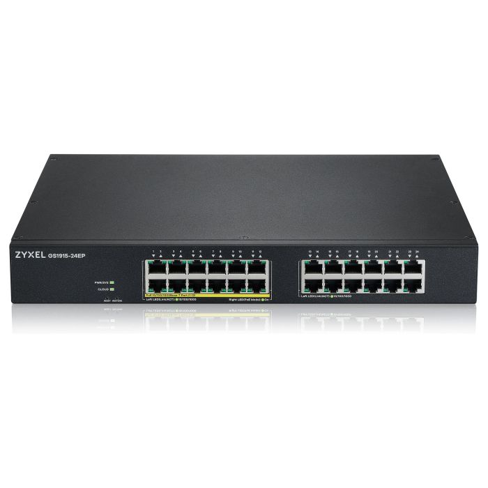 Zyxel GS1915-24EP Switch Gestionado Gigabit Ethernet 24 Puertos RJ-45, 12 Puertos PoE 130W 802.3at, Sin Ventilador, Nube NebulaFlex Cloud Zyxel GS1915-24EP Switch Gestionado Gigabit Ethernet 24 Puertos RJ-45, 12 Puertos PoE 130W 802.3at, Sin Ventilador, Nube NebulaFlex Cloud