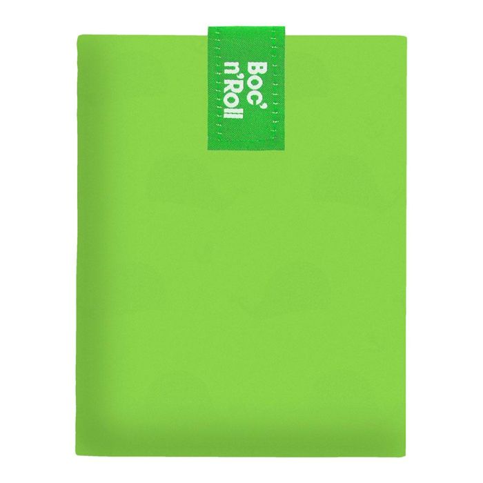 Boc'N'Roll Porta Bocadillos Reutilizable Essential Green, Ajustable, Plegable y Lavable, 11x15cm Cerrado, 54x32cm Abierto 0 Boc'N'Roll Porta Bocadillos Reutilizable Essential Green, Ajustable, Plegable y Lavable, 11x15cm Cerrado, 54x32cm Abierto 0