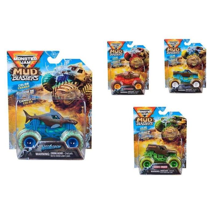 Coche monster jam mud blasters escala 1:64 - modelos surtidos 8