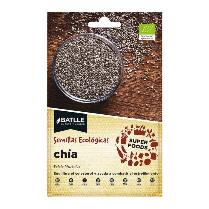 Batlle Sobre con semillas eco Chia Super Foods 680006bols - Equilibra colesterol, combate estreñimiento