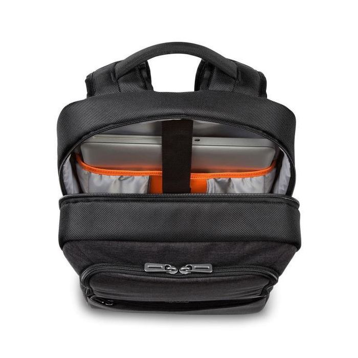 Targus Mochila Citysmart Essential para Portátil de 15.6 Pulgadas, Color Negro y Gris, Compartimentos Multi-Fit, Diseño Urbano y Ligero Targus Mochila Citysmart Essential para Portátil de 15.6 Pulgadas, Color Negro y Gris, Compartimentos Multi-Fit, Diseño Urbano y Ligero