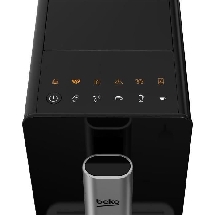 Beko CEG3194B Cafetera espresso automática 1350W, 19 bar, Jarra de Leche, Depósito 1.5L Agua y 125g Granos, Negra 2