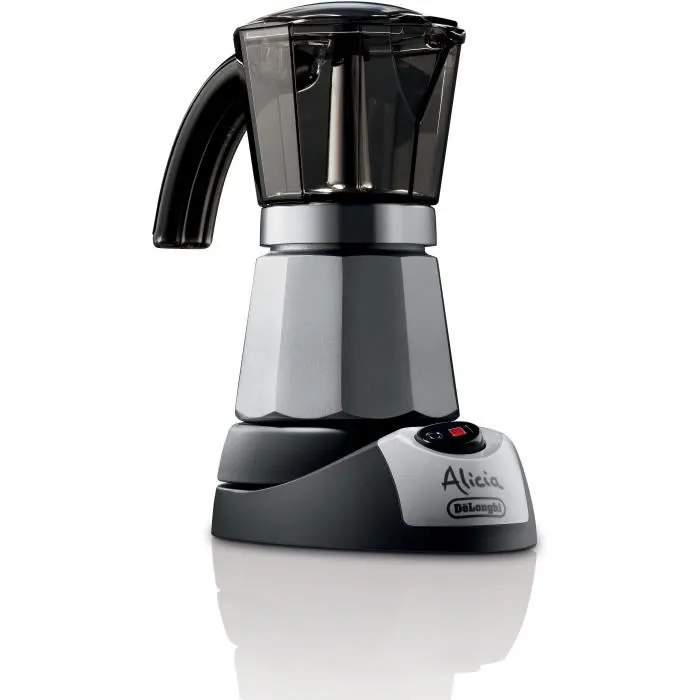 Delonghi Cafetera Italiana EMKM6B Alicia Plus Eléctrica Moka Capacidad 6 Tazas Blanco 2
