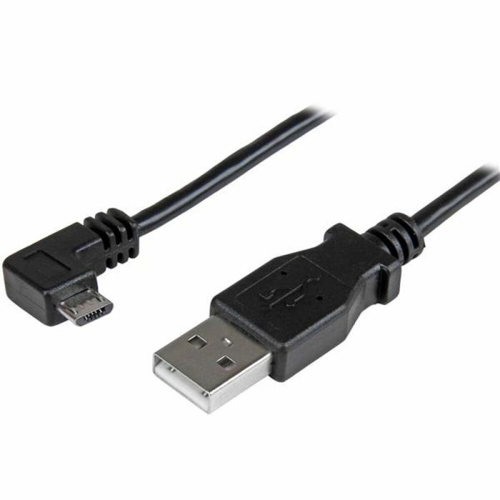Cable USB a micro USB Startech USBAUB2MRA Negro Cable USB a micro USB Startech USBAUB2MRA Negro
