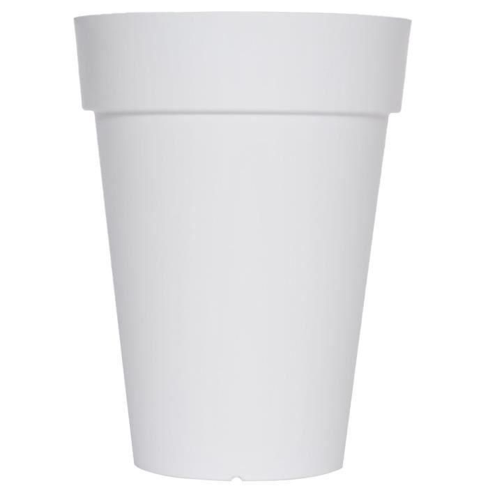 Riviera HAUT66 D50 Cubierta Soleilla con Sistema Retención Agua Redonda Alto 66 Blanca 100% Reciclable Fabricación Francesa 1