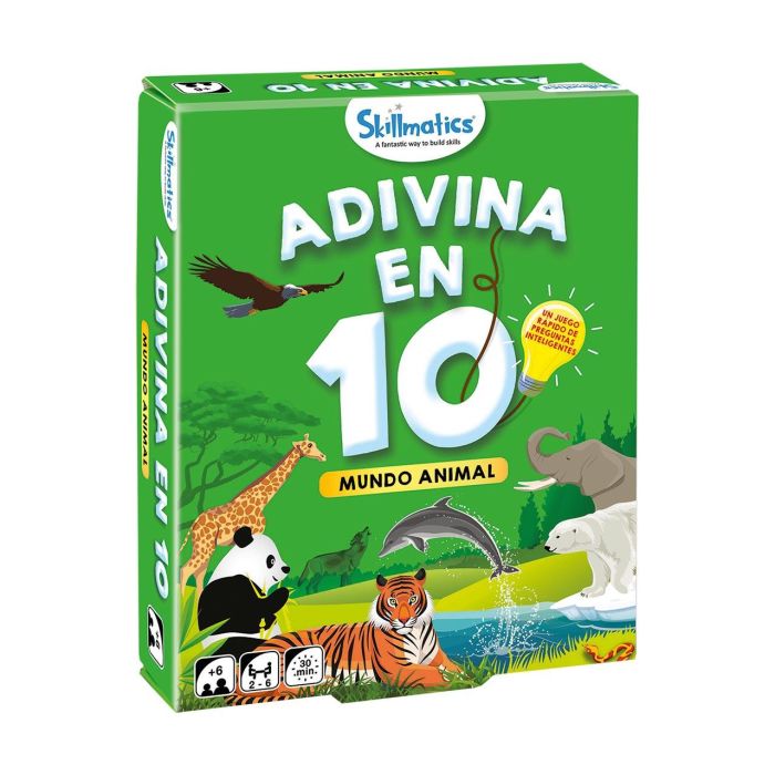LÚDILO SKILL196Sgap Juego de Preguntas Mundo Animal para Niños +6 Años, Español 1