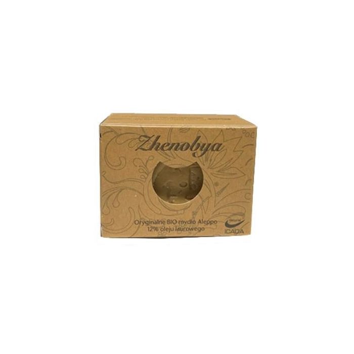 ZHENOBYA Jabón de Alepo 88-12% Aceite Oliva y Laurel 200g - Limpia y cuida la piel, Antiséptico