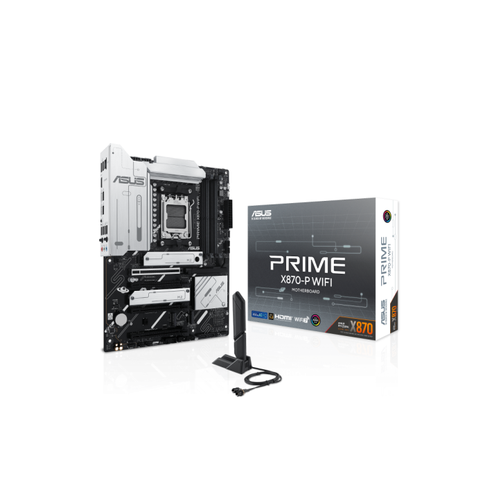 ASUS Prime X870-P WiFi AMD X870 Zócalo AM5 ATX 8 ASUS Prime X870-P WiFi AMD X870 Zócalo AM5 ATX 8