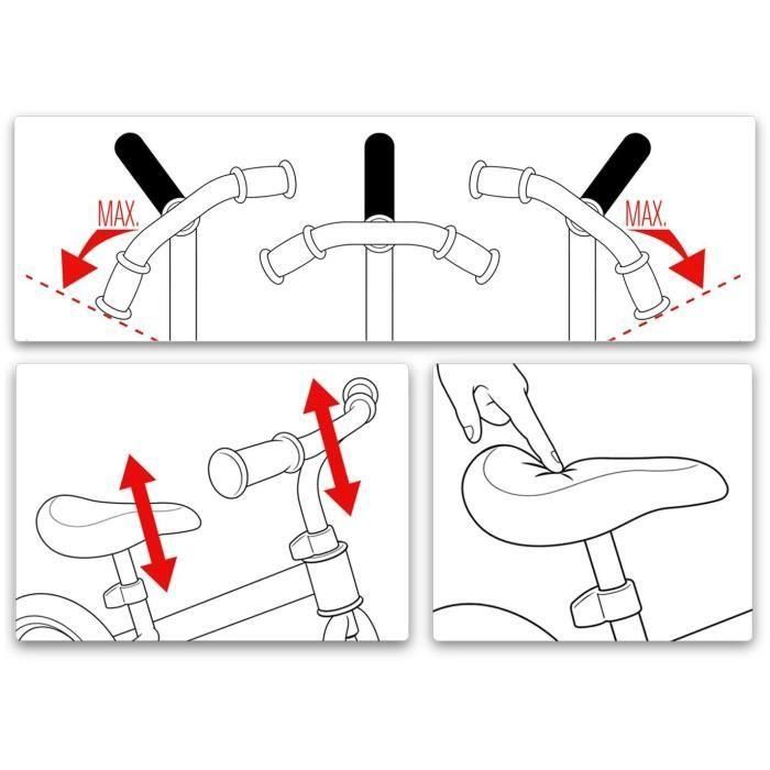Stamp Bicicleta de Equilibrio Princesas Disney 10'' Marco de Acero Ruedas Antipunción Sillín y Manillar Ajustables 2 Stamp Bicicleta de Equilibrio Princesas Disney 10'' Marco de Acero Ruedas Antipunción Sillín y Manillar Ajustables 2
