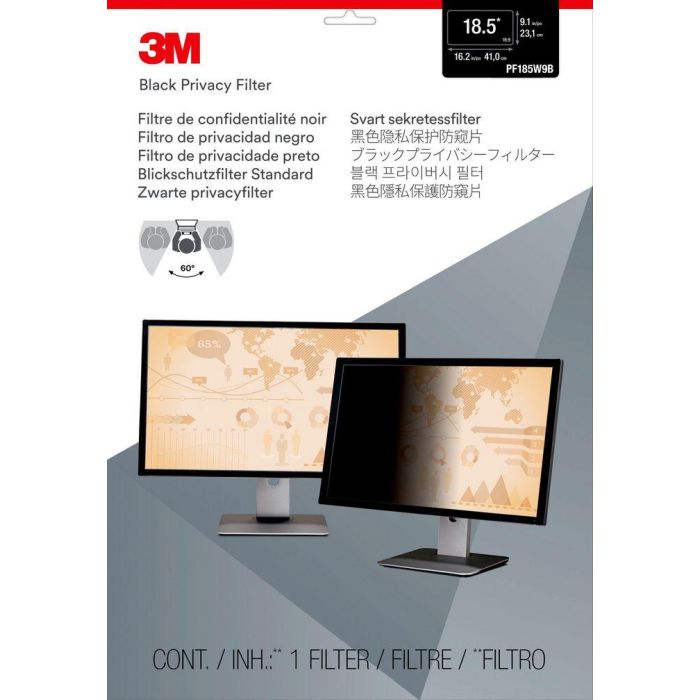3M 3M Privacy Filter for 18.5" Widescreen Monitor (PF185W9B) 1 3M 3M Privacy Filter for 18.5" Widescreen Monitor (PF185W9B) 1