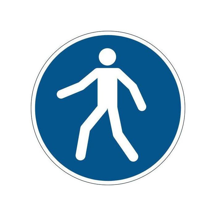 Marcaje Seguridad Durable Autoadhesivo Utilice El Paso