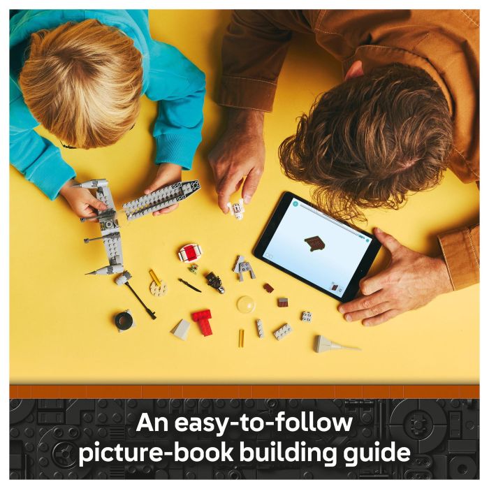 Lego Star Wars Caza Estelar N-1 de Mando y Grogu 75410 con 3 Personajes LEGO