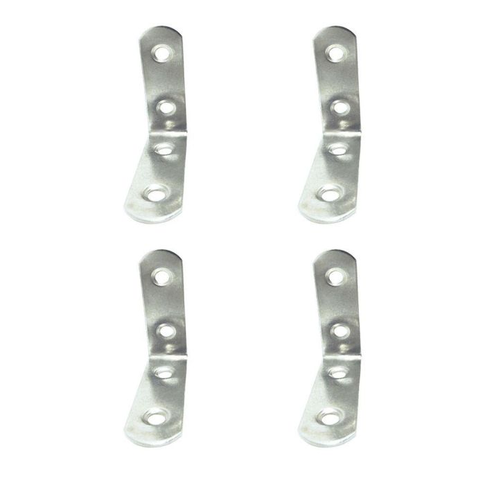 Edm Ángulo Refuerzo An24 Acero Inoxidable 50 x 50 x 16 mm 4 Unidades Tornilleria Incluida 0 Edm Ángulo Refuerzo An24 Acero Inoxidable 50 x 50 x 16 mm 4 Unidades Tornilleria Incluida 0