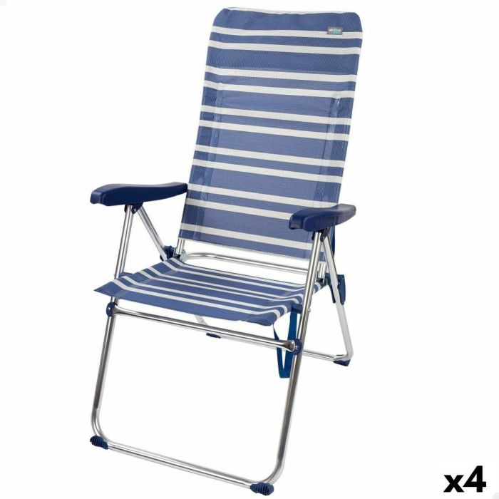 Silla Plegable Aktive Mykonos 47 x 108 x 66 cm (4 Unidades) Silla Plegable Aktive Mykonos 47 x 108 x 66 cm (4 Unidades)