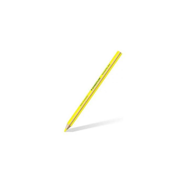 STAEDTLER Rotulador Textsurfer Dry Textil Seco Amarillo Neón Antirotura FSC para Papel Cuadernos