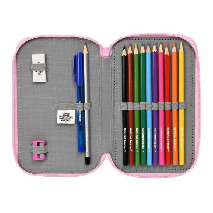 Plumier doble pqño 28 pcs nanana "sparkles" 12,5x19,5x4cm 5 Plumier doble pqño 28 pcs nanana "sparkles" 12,5x19,5x4cm 5
