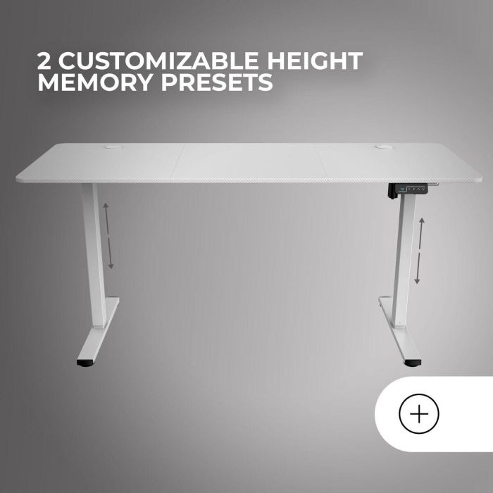 Mesa de Escritorio Mars Gaming MGDERGOPRO160W Blanco 160 x 60 cm 6 Mesa de Escritorio Mars Gaming MGDERGOPRO160W Blanco 160 x 60 cm 6