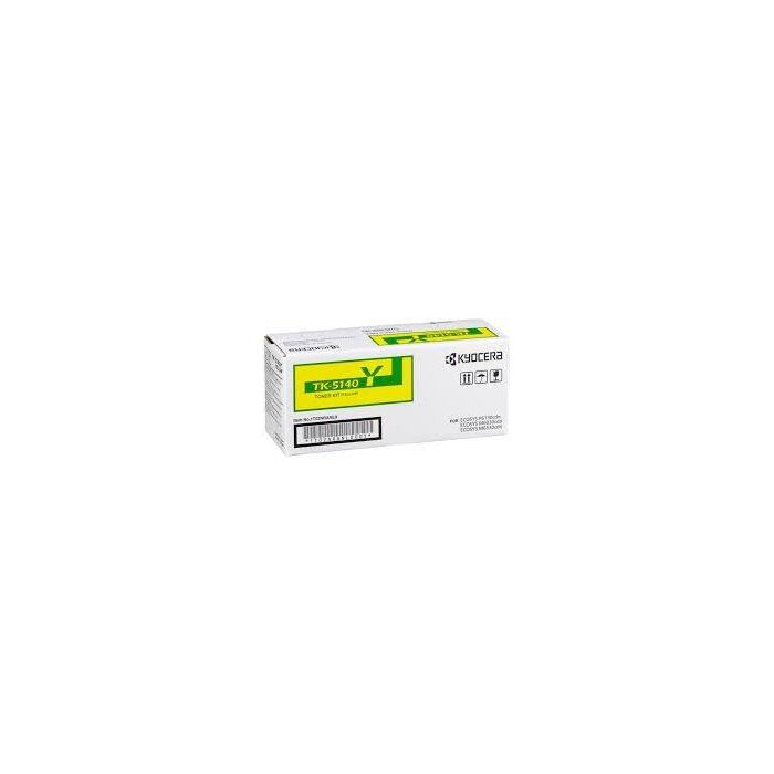 Kyocera-Mita TK-5140Y Toner Amarillo para Ecosys M6530CDN, P6130CDN - Rendimiento 5.000 páginas