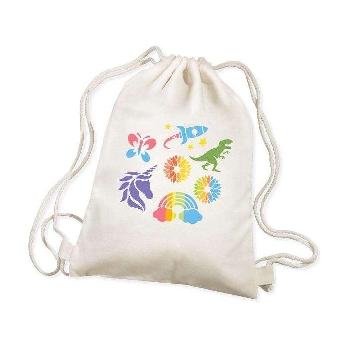 Kidz Maker Stencils para Decorar Mochilas – Kit Creativo para Niños y Niñas +5 Años 1 Kidz Maker Stencils para Decorar Mochilas – Kit Creativo para Niños y Niñas +5 Años 1