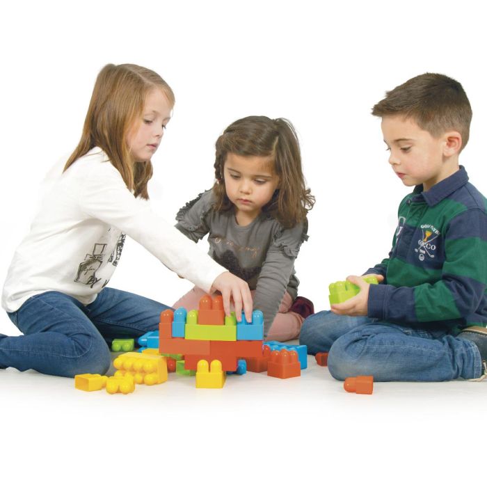 Tachan Maletín con 48 Piezas de Construcción de Plástico para Niños +2 Años 4