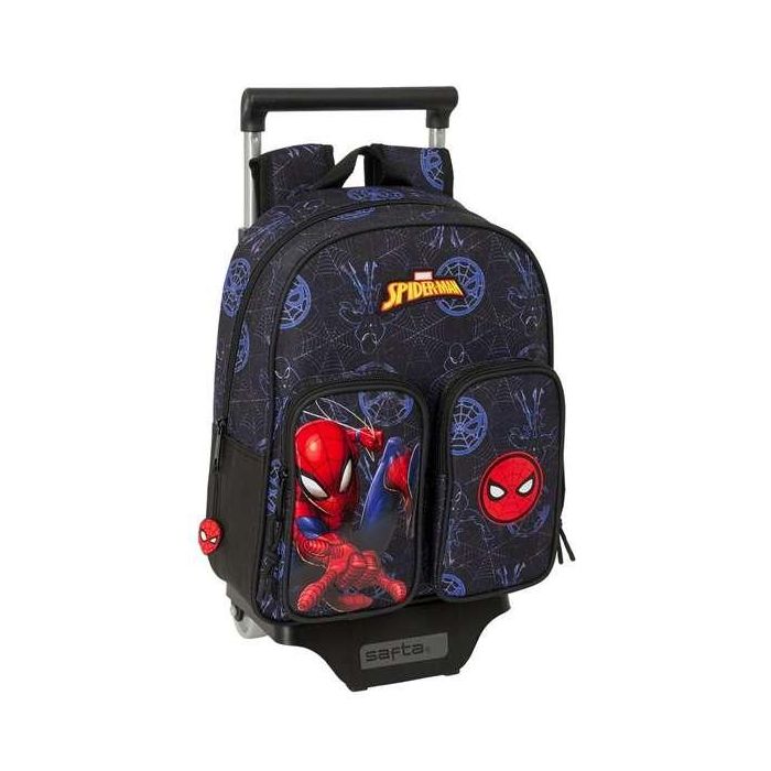Safta 524 705 Mochila con Carro Spider-Man Attack 330x270x100 mm Safta 524 705 Mochila con Carro Spider-Man Attack 330x270x100 mm