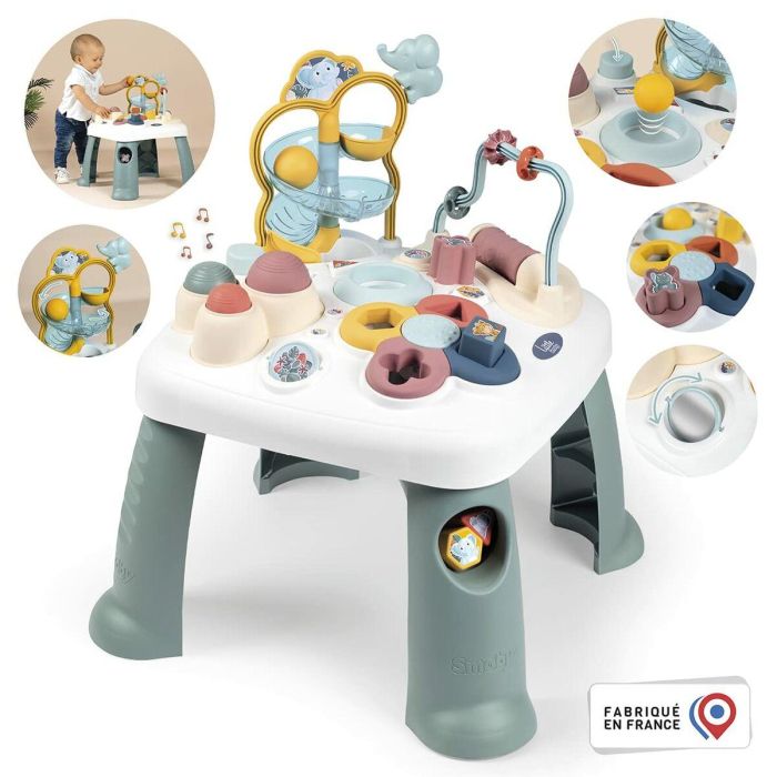 Smoby LS Mesa de Actividades para Bebés y Niños Pequeños con Clasificador de Formas, Ábaco, Sonidos y Espejo 3 Smoby LS Mesa de Actividades para Bebés y Niños Pequeños con Clasificador de Formas, Ábaco, Sonidos y Espejo 3